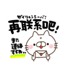 中国語 読み 和訳付き にゃんこ（個別スタンプ：13）