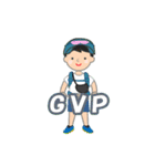 祝！登頂 日本百名山 登山 苗場山GVP（個別スタンプ：27）