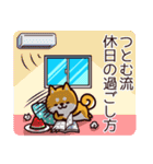 柴犬つとむの夏（個別スタンプ：9）