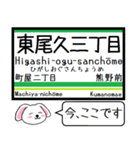 都電 荒川線 今この駅だよ！タレミー（個別スタンプ：8）