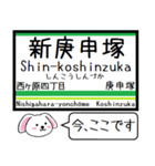 都電 荒川線 今この駅だよ！タレミー（個別スタンプ：20）