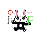 PANDA+ rabbit= FENTOのライフスタイル（個別スタンプ：11）