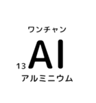 便利な元素記号スタンプ2（個別スタンプ：5）