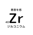 便利な元素記号スタンプ2（個別スタンプ：13）