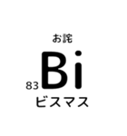 便利な元素記号スタンプ2（個別スタンプ：26）