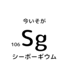 便利な元素記号スタンプ2（個別スタンプ：34）