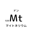 便利な元素記号スタンプ2（個別スタンプ：36）