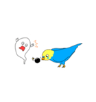 インコVSおばけ（個別スタンプ：3）