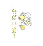 白いハチさん（個別スタンプ：2）