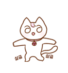 赤ちゃん猫 チェリミュウ (韓国語)（個別スタンプ：15）