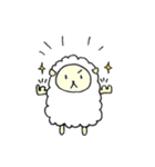 シロヒのモコ羊(文字なし)（個別スタンプ：32）