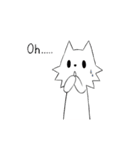 白いオオカミ [Animated]（個別スタンプ：8）