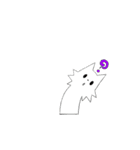 白いオオカミ [Animated]（個別スタンプ：10）