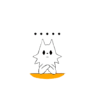 白いオオカミ [Animated]（個別スタンプ：12）