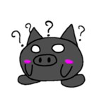 黒豚のブータ（個別スタンプ：5）