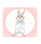 Lovely rabbit sticker！4（個別スタンプ：6）