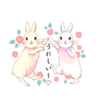 Lovely rabbit sticker！4（個別スタンプ：18）