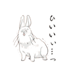 Lovely rabbit sticker！4（個別スタンプ：22）