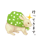 Lovely rabbit sticker！4（個別スタンプ：24）