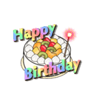 9月16日～9月30日のお誕生日ケーキ（個別スタンプ：7）