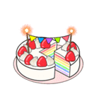 10月1日～10月16日のお誕生日ケーキ（個別スタンプ：2）