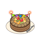 11月1日～11月16日のお誕生日ケーキ（個別スタンプ：4）