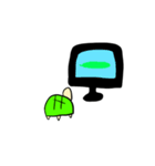 カメ氏と愉快なサブカル女（個別スタンプ：10）