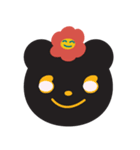 溌剌とした黒熊（個別スタンプ：5）