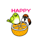 すずめ＆めじろ（個別スタンプ：18）