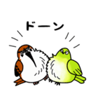 すずめ＆めじろ（個別スタンプ：36）