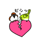 すずめ＆めじろ（個別スタンプ：38）