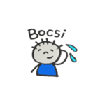 ハンガリーの少年（個別スタンプ：3）