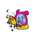 うさぎ人間の日課（個別スタンプ：15）