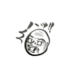 「筆顔さん」スタンプ （日常編）（個別スタンプ：7）