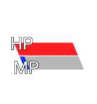 HPゲージとMPゲージ（個別スタンプ：8）