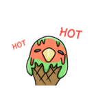 コザクラインコちゃん（個別スタンプ：13）