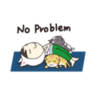 猫と一緒にヨガをやりましょう！（個別スタンプ：24）
