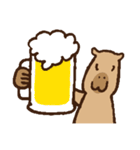 毎日使えるカピバラスタンプ（個別スタンプ：13）