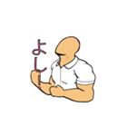 筋肉質な生徒のスタンプ（個別スタンプ：14）