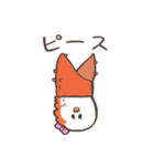 カニのむき美ちゃん（個別スタンプ：1）