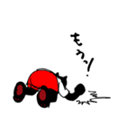 満腹クマ黒（個別スタンプ：12）