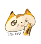 普段使いスタンプ(みけねこ)（個別スタンプ：1）
