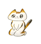普段使いスタンプ(みけねこ)（個別スタンプ：8）