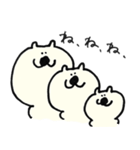 のんびりつっこむしろくま（個別スタンプ：13）