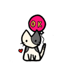 3/4ねこのスタンプ（個別スタンプ：5）
