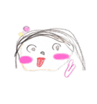 子供たちが描いたかわいい落書き（個別スタンプ：1）