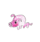 子供たちが描いたかわいい落書き（個別スタンプ：5）