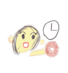 子供たちが描いたかわいい落書き（個別スタンプ：16）