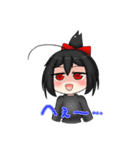 くろはちゃんスタンプ（個別スタンプ：22）