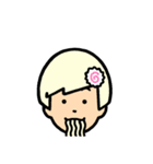 ゆたんぽガール 顔だけ（個別スタンプ：15）